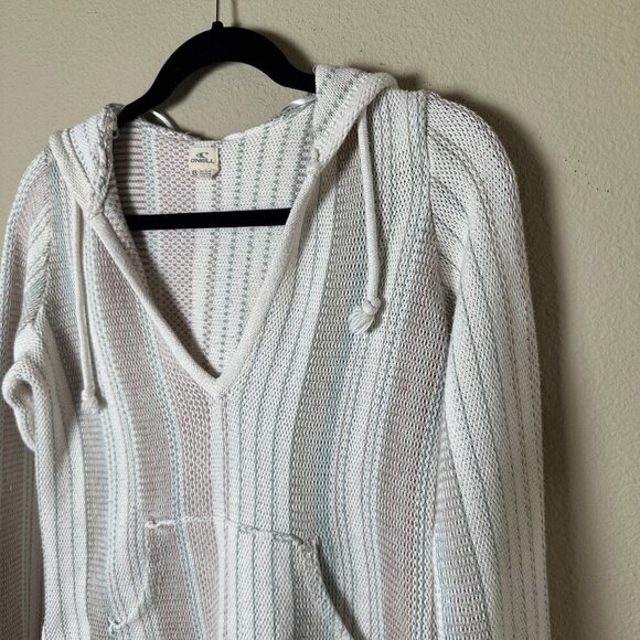 O'NEILL Bonfire Beach Hoodie Striped Pullover Knit Sweater Size XS - Picture 4 of 10